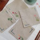 정원 꽃을 수 놓는 프랑스자수 이미지