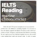 IELTS Reading Passage 001 - Marine chronometer 이미지