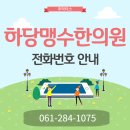 하당맹수한의원 네이버블로그