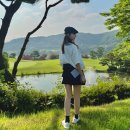 르니앤맥코이전주 | 30대 40대 여성 라운딩룩 가성비 골프웨어선물 추천- 르니골프 아노락반팔티셔츠+캉캉스커트 착용후기