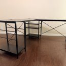 [판매완료] 책상 (L Shaped Desk with Shelves) 판매합니다. 이미지