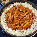 비와별 닭갈비 로고