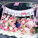 트렁크 | 전남 광주 프로포즈 추천 < 첨단꽃집 플로피아> 싼타페 트렁크프로포즈 후기