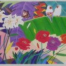 동양화 채색화 이미지