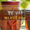 혈압 낮추는 베스트식품3 이미지