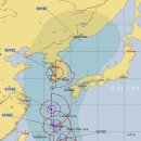 제7호 태풍 쁘라삐룬 북상 이미지