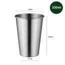 캠핑스텐 맥주컵 물컵 음료컵4p(330ml)+파우치 이미지