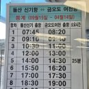 금오도 여천항 관광안내소 | 🛥️ 금오도가는 배시간표(여수 돌산신기항 → 금오도 여천항)