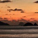 황금빛 노을 이미지