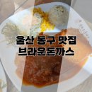 울산 동구 홈플러스 근처 맛집 브라운돈까스 솔직후기!