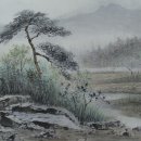 한국화(수묵 담채화) 이미지