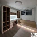 더 퍼스트 | 전북 정읍푸르지오 더퍼스트 오픈 책장 침대장 시공 후기!