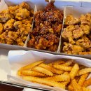 코누코치킨 | 단짠빠삭 전주 여의동 치킨 후라이드 양념 치즈스노우 까지 세가지를 한번에 담았어요