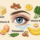 눈 떨림이 멈추지 않을 때 부족한 영양소 이미지