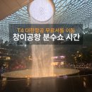 터미널4 | 싱가포르 창이공항 1터미널 분수 공연보고 4터미널 무료셔틀 이동후기