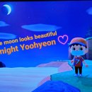 The (Animal Crossing) moon🌙 looks beautiful tonight Yoohyeon 이미지