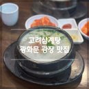 고려삼계탕 | [광화문 광장 맛집] ‘고려삼계탕’ 솔직 후기