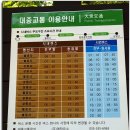 강원도 진부-월정사-상원사 진부-동서울 버스 시간표 이미지