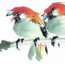 수묵채색화 이미지