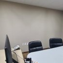 창원 유리칠판 공사 성산구 회사 사무실 난반사 시공