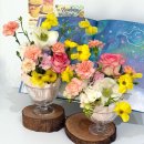 꽃 디저트 만들기 이미지