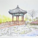 일상을 기록하는 어반 스케치 이미지