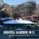 에버스노우 | 에버랜드 눈썰매장 스노우버스터 후기