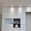 씨유 영통대우동신점 | 미니 홈카페 수납장 제작, 냉장고장 리폼으로 완성한 후기