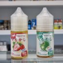 쿠모카시 액상 이카이이치고 & 미도리애플 시연 후기! 맛있는 입호흡 액상 추천