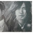 연필인물화 이미지