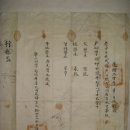 호구단자(戶口單子) 부여현 유세식 준호구(準戶口) (1894년) 이미지