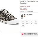 [메이시스] COACH Francesca Low Top Logo Sneakers $29.99! + 프리쉽~ 달리세욧! 이미지