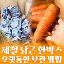 광선축산 | 제철 당근 보관법 l 당근 한박스 사도 걱정없다~!