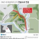 DMZ 남북 전술도로 연결…국방부 &#34;남북 연결통로 전쟁상흔 치유&#34; 이미지