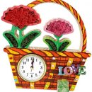 스칸디아모스 카네이션 바구니 만들기 이미지