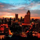 방콕호텔-페닌슐라방콕호텔에서 바라본 방콕시내야경 이미지