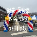 청송초등학교 | 청송 초등학교 동창회 체육대회 아치 설치 후기