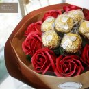 [페레로로쉐비누꽃다발] 발렌타인선물/화이트데이선물로 추천드리는 특색있는 페레로로쉐비누꽃다발 이미지