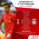 토트넘 vs 리버풀 선발명단 이미지