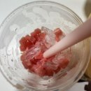 쥬씨홍제역 | 쥬씨 여름 신메뉴:: 수박화채가 떠오르는 수박라떼 강추!! 홍제역 카페 쥬씨 추천!!