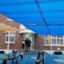 세이유치원 | 유치원 놀이터에 설치한 파고라형 폴딩세이드(웨이브 그늘막) 시공 후기