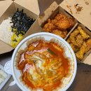 밥보다맛있는떡볶이 | 떡볶이] 엽기 떡볶이(엽기 반반), 마라 떡볶이, 참치...튀김, 꿔바로우, 허니콤보 등 엽떡 꿀 조합 후기
