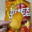 송이치킨 | 신상 과자 후기 포테토칩 K-양념치킨맛과 초코송이 제주말차케이크맛