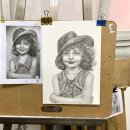 색연필 드로잉화 이미지