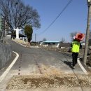 성당 입구 쪽 도시가스 공사 이미지