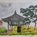 길거리 풍경스케치 이미지