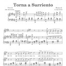 torna a surriento(돌아오라 소렌토로) 악보올립니다 이미지