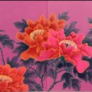 모란도 그리기(현대민화) 이미지