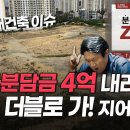 상인센트럴자이 분담금 4억 요구하네요 이미지