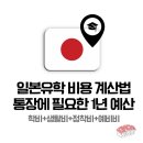 (주)한국외식조리직업전문학교 연수점 | 일본유학 비용 계산법: 통장에 필요한 1년 예산은 어떻게 잡을까